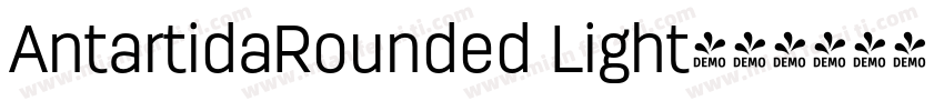 AntartidaRounded Light字体转换